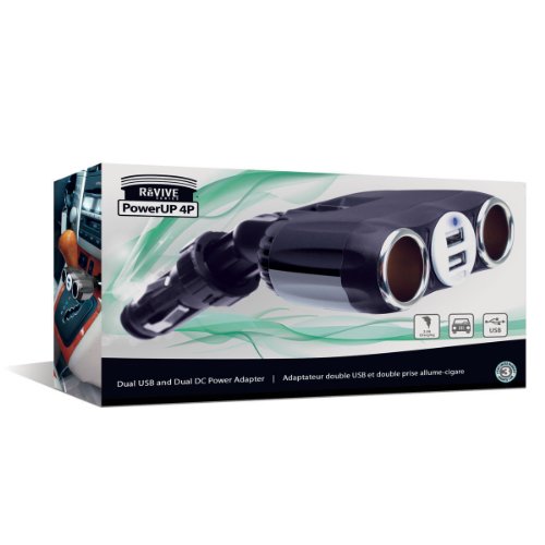 REVIVE USB Auto Ladegerät Adapter / KFZ Dual USB Ladeport für Samsung Galaxy J5 A5 S7 S6 Huawei P8 P9 lite Google Nexus 5X Samsung Galaxy Xcover Motorola Moto G 3 Honor 5X iPhone 5S 6 BLU und mehr - 5