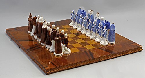 Porcelana-Schachspiel Ens