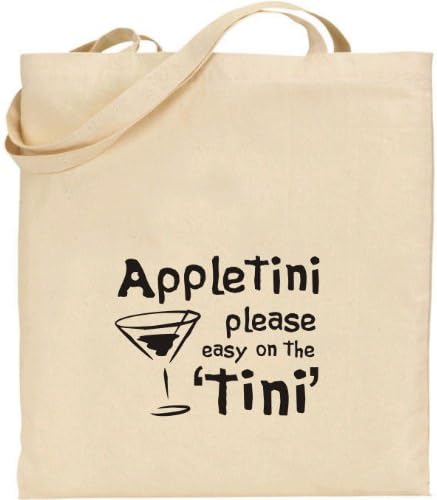 Appletini - Beige Tote Bag from Rhino and Mugsy