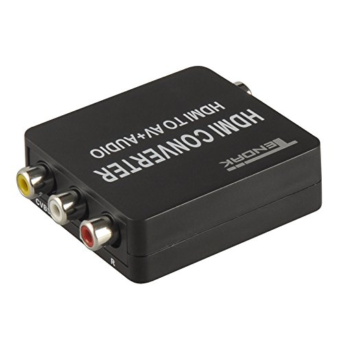 tendak Konverter 1080p HDMI auf AV RCA CVBS Composite mit Audio Toslink SPDIF, Konverter Adapter Unterstützung PAL/NTSC mit USB Kabel für PC Laptop Xbox PS4 PS3 TV STB VHS Kamera DVD - 6