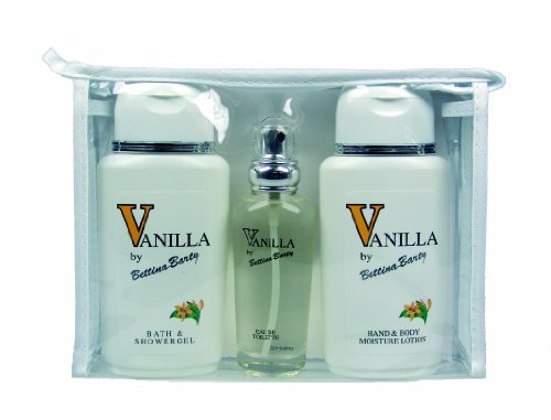 Bettina Barty Travel-Set Vanilla Hand und Body Lotion 150 ml + Vanilla Showergel 150 ml + Vanilla Eau de Toilette 50 ml