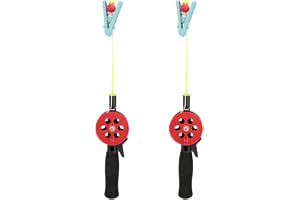 DualStrike 2st Crab Fishing Rod, 13.3in Portable för Isfiske Kids Fishing