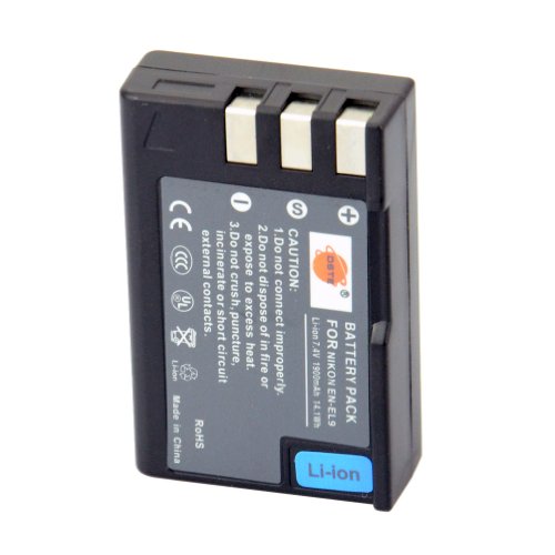 DSTE Rechange Batterie pour Nikon EN-EL9 EN-EL9A D40 D40x D60 D3000 D5000