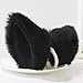 Produktbild ECMQS 1 Pairs Haarschmuck für Frauen Weibliche Damen, Katzenohren clips Party Weihnachten Kostüm Mädchen Frauen stirnband (Schwarz)