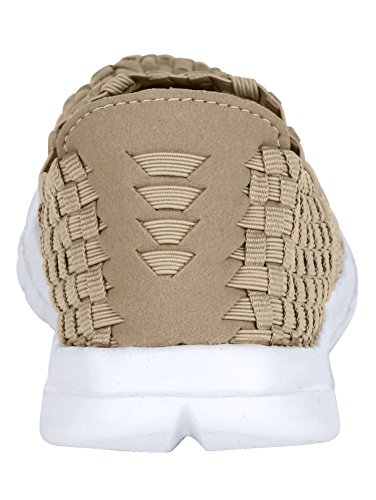 Damen Slipper aus geflochtenem Textilmaterial by Priority - 6