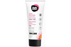 BODYNATUR - Crema Depilatoria Hidratante Corporal para Pieles Sensibles con Flor de Loto - Incluye Espátula - 200 ML