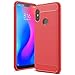 Price comparison product image Xiaomi Redmi 6 Pro Case, Ultra Light Slim Shockproof Silicone TPU Gel Brushed Grip Protective Skin Cover for Xiaomi Redmi 6 Pro Case [Red]