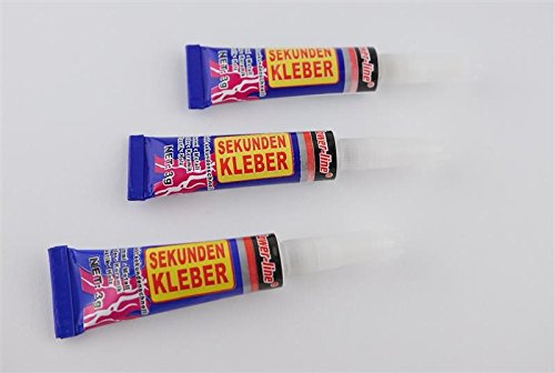 Preisvergleich Produktbild 12 x Power-Line Sekundenkleber EXTRA STARK Alleskleber Bltzkleber