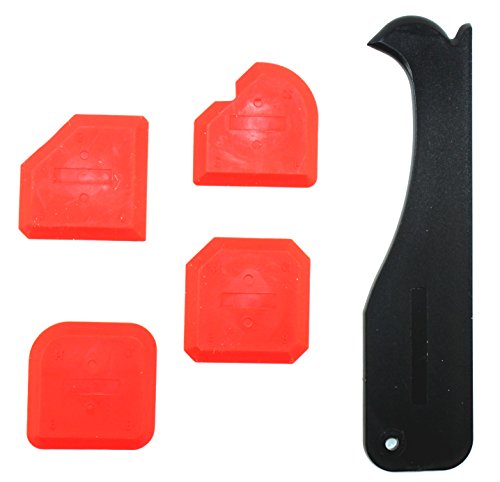 Fugenglätter 5tlg. Set -K&B Vertrieb- Silikonabzieher Fugenzieher Spachtelset Glättspachtel 256 - 9
