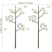 ElecMotive Wall Stickers of Tree Owls Birds Wall Decals for Kids Rooms Nursery Baby Boys & Girls Bedroom (Tree Owls Birds)