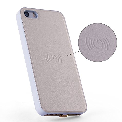 Antye Qi Wireless Empfänger Fall Phone Ladegerät Rückseitenabdeckung für iPhone5 5S Mit Micro USB-Schnittstelle