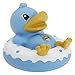 Price comparison product image Manchester City FC Official Football Crest Bath Time Dinghy Rubber Duck (One Size) (Sky Blue/White)