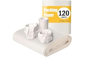 Packpapier, 120 Blatt, 70×38cm, Zeitungspapier Packpapier Umzugspapier für Geschirr 60 g/m², Seidenpapier Verpackungsmaterial für Umzug, Bastelarbeiten, Einpackpapier Umzug, Verpackungspapier