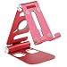 Produktbild Homyl Tablette Schreibtischständer Handy Falten Portable Halter Mount, Farben auswählen - rot