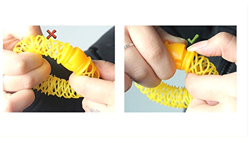 SwirlColor 12 Stück Magie Doughnut Donut Sticks Rollers Kreis Spiral-Plastikhaar Curly Lockenwickler Locken Rolle Ringlets Welle Friseurpflege Frisur Maker DIY Haar-Styling-Werkzeug - 4