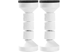 Wisyurt Verstellbares Anti-Shake Werkzeug für Bett Rahmen mit Gewinde, Anti-Shake Werkzeug Teile für Bett, Kopf Teil Stopper, Verhindert das LöSen Von Anti-Shake Fixierern (2 StüCk Weiß)