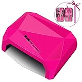 Lámpara LED UV Profesional de 36W, Morpilot Secador de Uñas para Manicura de She