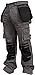 Produktbild Newfacelook Herren Arbeitshose cargohose Hose Knie Taschen Grau W32-L32
