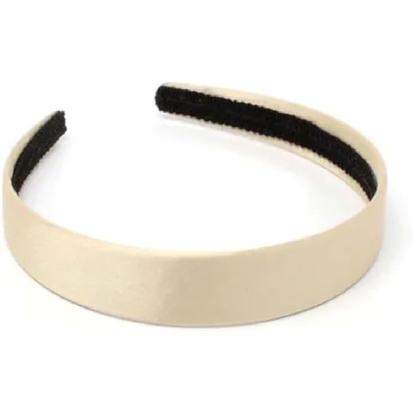 Topkids Accessories Satin Alice Headband Head Band Hairband Hair Band Women Adult Girls Kids School 60s 70s 80s Plain Aliceband 2 5cm 1 Thick Wide Hard Light Pink - View #13