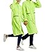 Produktbild Maovii Damen Herren Paar Outdoor Funktions Langform Wasserdichte Parka Regenmantel Regenbekleidung Sport Jacke Mit Kapuze Tasche Atmungsaktiv (EU 42(Herstellergröße:XL), Grün)