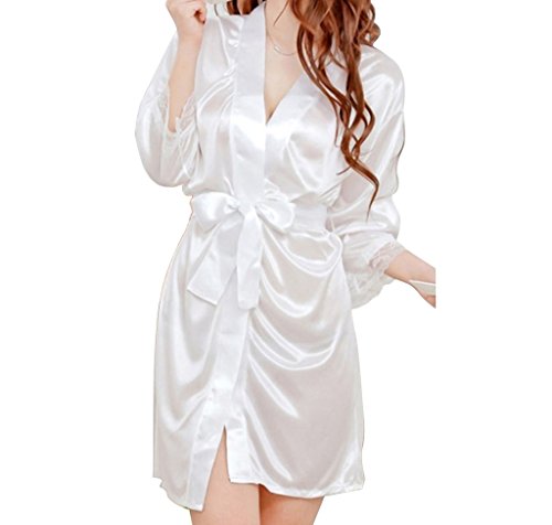 Caratcube womens Satin Night Dress(White_CTC - BD - 21_Free Size) RS.429 (70.00% Off) - Amazon