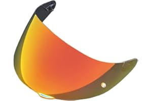 MTDVZR K1 Helmet Visor Replacement,UV Protective Scratch-Resistant Helmet Face Shield Windproof Visor Compatible with AGV K1, K1S, K3SV, K5, K5S (Revo Deep Red -Day Use)