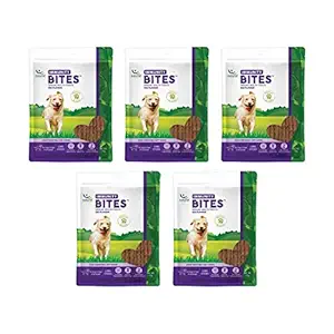 Natural Remedies Immunity Bites- Immune Health Treats, Easily Digestible Soft Chews Long Sticks for Dogs, Pups of All Breeds, Egg Flavour (Pack of 5 - 75 gm Each)