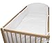 3 Pcs Nursery Bedding Set , All-round Bumper (Fits Cot 120x60 cm, Colour White)