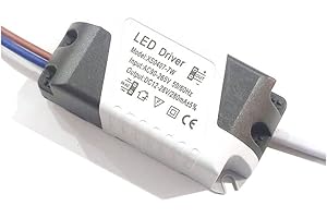 YHLOUBB Transformadores de iluminación de la fuente de alimentación del controlador LED 1PCS,4-7W