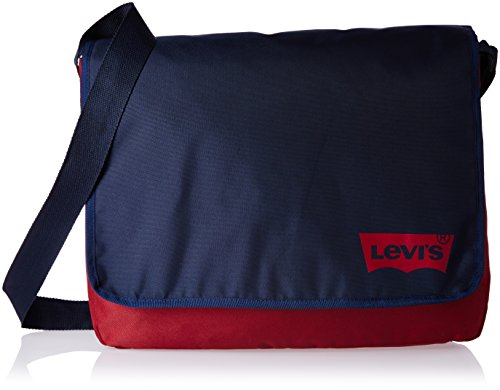 Levi's Fabric 26 cms Red and Blue Messenger Bag (77170-0674) Rs.470