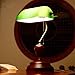 Produktbild Schreibtischlampe Retro Schreibtischlampe American Traditional Style Bankers Lampe Holztisch Lampe mit grünem Glas Schatten und Pull Line Switch Lesen Studie Nachttischlampe für schönes Geschenk Home Office Dekorationen