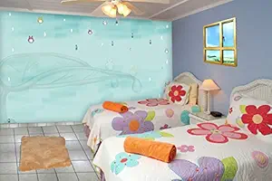 999Store 3D Print Latest Boys or Girls Wall Stickers Sheet roll Kids Room Walls Rainy Water Drops Room Wallpaper Walpaper Paper ( Vinyl Self Adhesive 48X36 Inches ) NonW430732