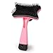 Produktbild Jaminy Haustier Hund Katze Haar Fur-Verschütten Trimmer Pflegen Rechen Kamm Werkzeug (Rosa)