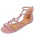 Produktbild VECDY Damen Sandalen Herren Schuhe Damen Sommer lässig große Größe flach Strand Sandalen römische Schuhe Flache Schuhe Hausschuhe 35-43