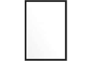 GOLD&CHROME UNIQUE DESIGN Lustro ścienne, prostokątne, z malowaną proszkowo metalową ramą, gładka powierzchnia lustra, głębokość 2 cm, łatwy montaż poziomy lub pionowy