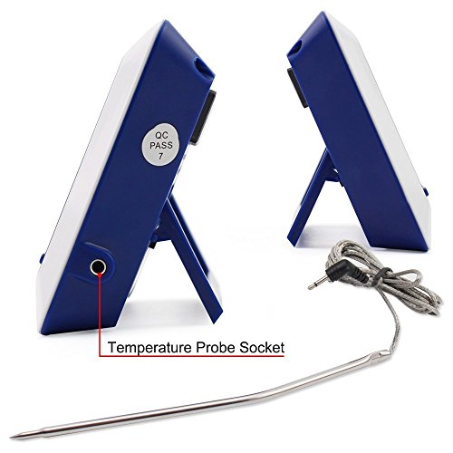 Famili MT004 Digitales Bratenthermometer Ofenthermometer mit Countdown Timer für Smoker/BBQ/Grill - 6