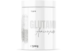 ‎BETTERPROTEIN L-Glutamin - Neutral - Made in Germany - BetterProtein® - 100% reine hochdosierte Aminosäure zum Muskelaufbau und Abnehmen Vegan & Natürlich - 500g Dose