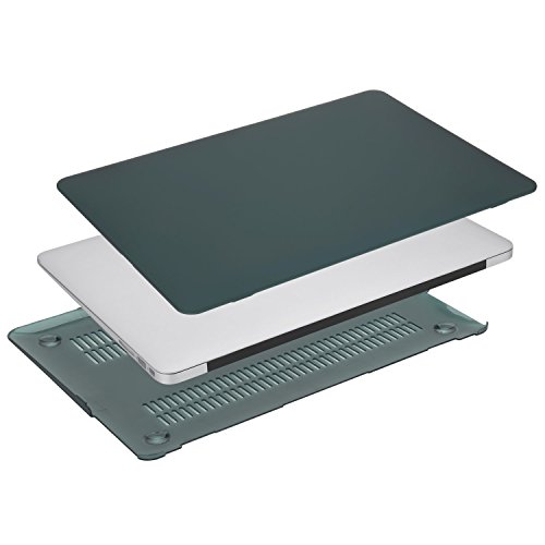 MOSISO MacBook Air 13 H  lle - Ultra Slim Hochwertige Plastik Hartschale Tasche Schutzh  lle Snap Case f  r MacBook Air 13 Zoll  A1466   A1369   Deep 