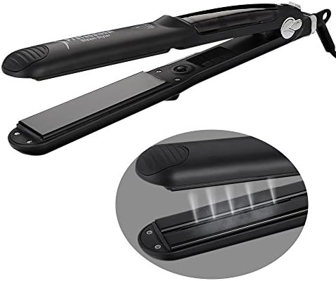 Professional Ceramic Tourmaline Ionic Flat Iron Hair Straightener/360 degree swivel cord the move flexibly Salon Fast /Straightens & Curls with Adjustable Temp/Tourmaline For Dry & Wet Hair