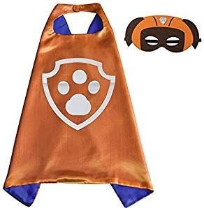SquishyBean 1 set Kids Cape and Masks PAW PATROL ZUMA Costumes Super Hero Dress Up PAW PATROL ZUMA Costumes Avengers ROCKY MARSHALL SKYE RUBBLE ZUMA CHASE fancy dress