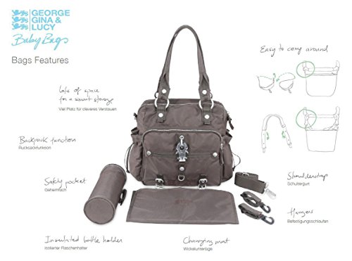 George Gina   Lucy Damen Wickeltasche  Baby2go  grau  13  000