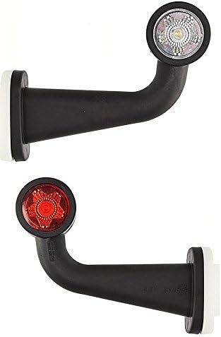 2x Elbow side marker LED lights front rear outline lamps e-marked ECE approved