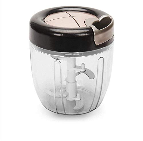 Preisvergleich Produktbild QCJ Häcksler-Gemüseschneider, Multifunktionshäcksler, manueller Fleischwolf, Küchenzwirnmaschine, Knoblauchwolf