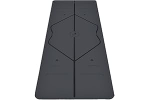 Liforme Tapis de Yoga - Le Meilleur Tapis de Yoga Écologique et Antidérapant Avec un Système d’Alignement Unique et Original - Tapis De Yoga Biodegradable