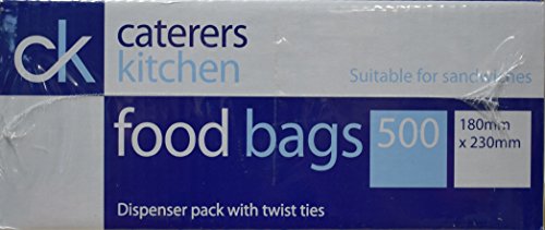 Preisvergleich Produktbild Caterers Küche Lebensmittel Taschen 180 x 230 mm - 1 x 500s