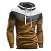 Produktbild Ncenglings Herren Pullover Mode Wintermantel Herren Lederjacke Schlank Gestaltete Revers Strickjacke Mantel Jacke Winterjacke Baumwollmantel Softshelljacken Kaffee Schwarz Weiß Gary Dunkelgrau