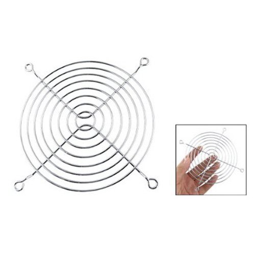 SODIAL (R) PC DC Lueftergitter Schutz Metall Fingerschutz 120 mm 12cm Silber Ton - 2