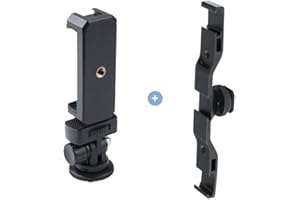 TELESIN Eyeon Staffa Montaggio Scarpa Fredda Tripla Alluminio 3 Barra Estensione Slitta Calda e Supporto Telefono Kit Adattatore Hot Shoe per Microfono Fotocamera DSLR Torcia Video Led Accessori Vlog