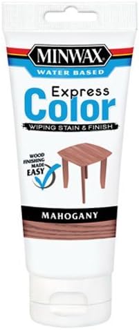 Minwax Mahogany Water Based Express Color Wiping Stain &amp; Finish 30804
