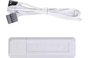 Lian Li UNI FAN Wireless Controller V2 Blanc - Contrôle pour SL/TL et Strimer - Signal 2,4 GHz - Compatible avec L-Connect 3